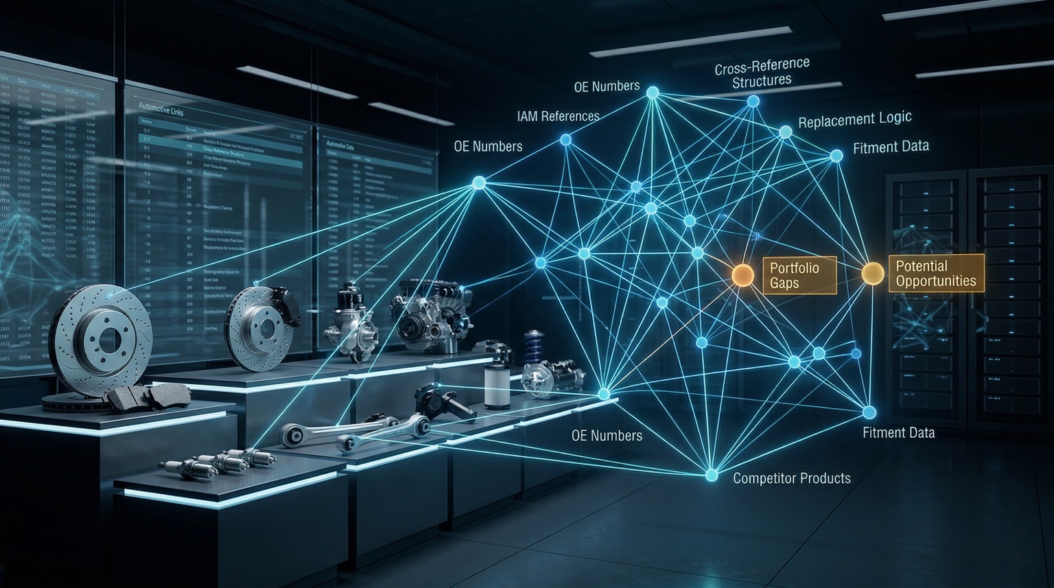 Knowledge Graph für KI-unterstütztes Artikelcrossing mit realen Automotive-Teilen
